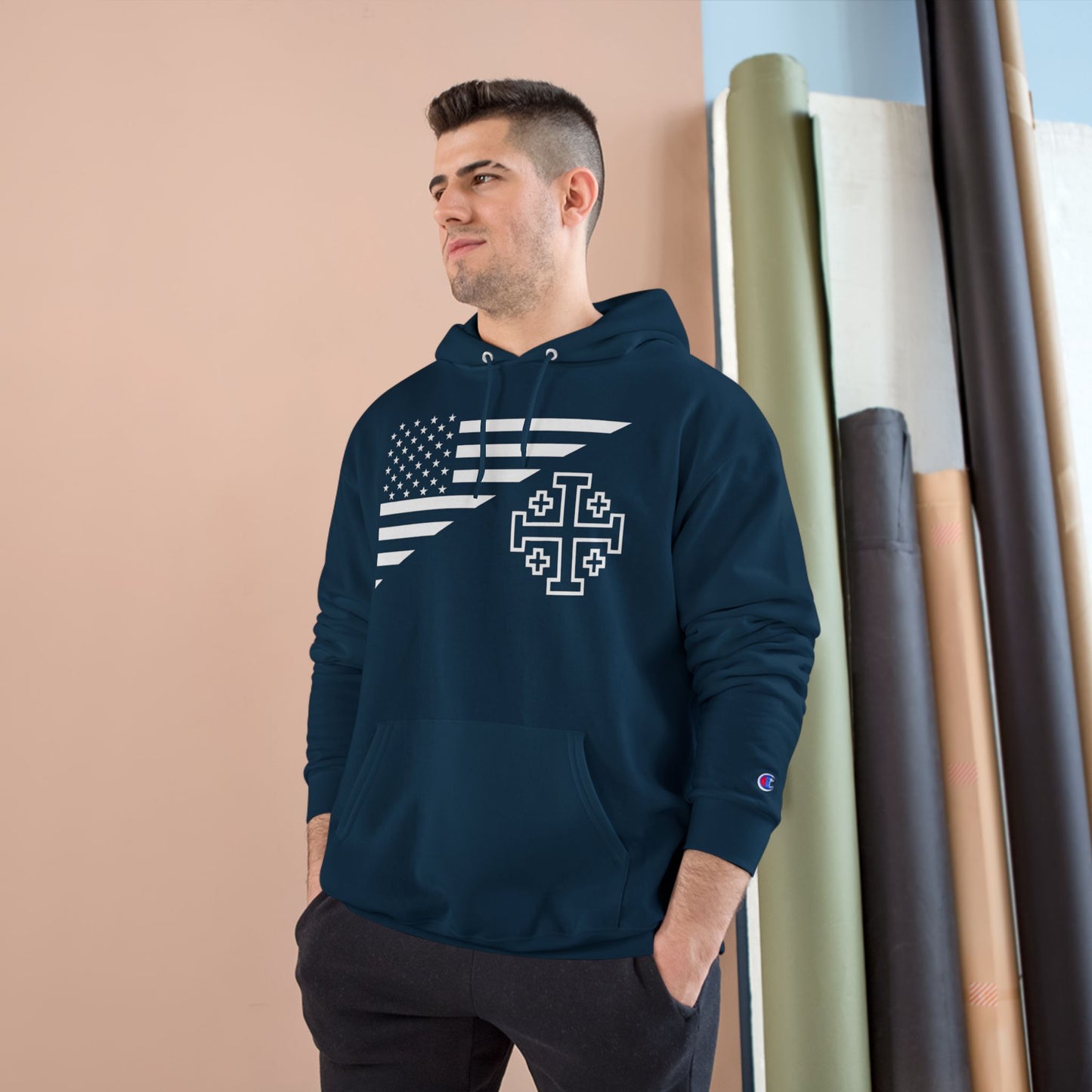 USA/Cross Champion Hoodie